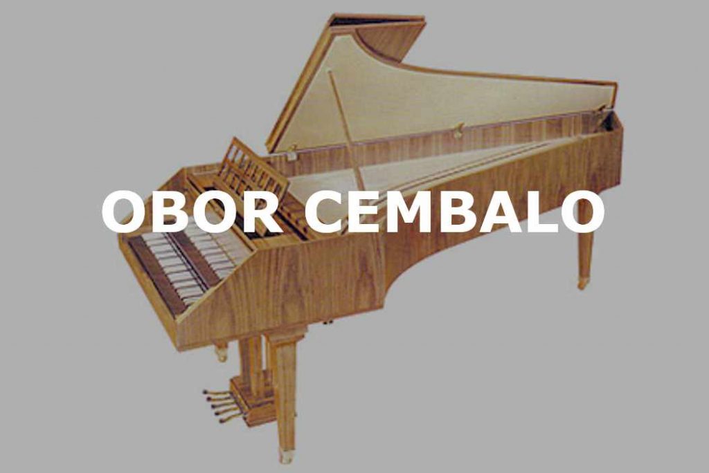 obrázek cembala s nápisem Obor cembalo